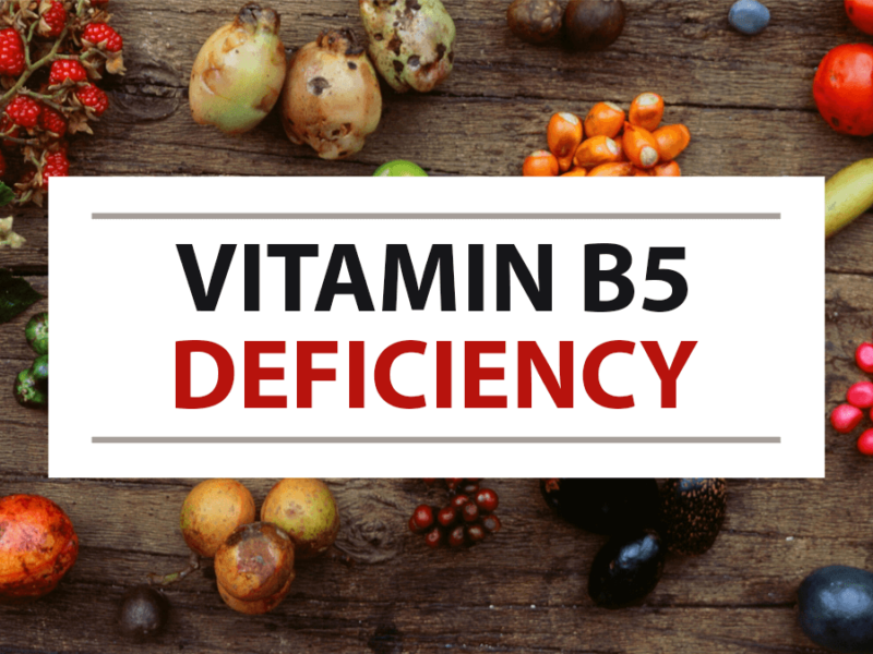 Vitamin B5 Deficiency: All You Need To Know